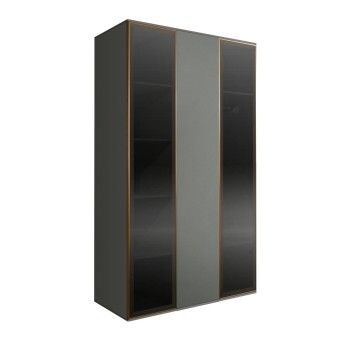 Шкаф 3-х дверный Bogemia Air (Серый/Золото) БМШ2/3(2)