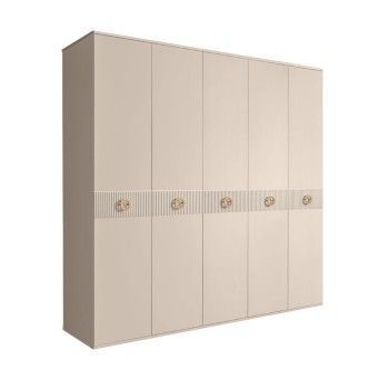 Шкаф 5-ти дв. Bogemia Fillini (Ваниль/Золото) БМШ2/5(Fi)