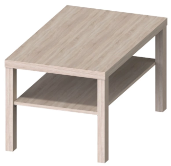 ЛАКК / ЭНКЕЛЬ Журнальный стол ИКЕА / IKEA 82, тамбурат, дуб беленый