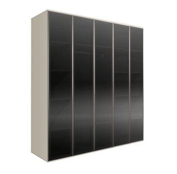 Шкаф 5-ти дв. Bogemia Air (Слоновая кость/Серебро) БМШ2/5(5)