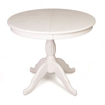 Стол обеденный Лилия-0090 (белая эмаль)