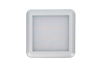 Светодиодный светильник Square 1.5W/12VDC пластиковый 6000К (с 2м проводом и коннектором)
