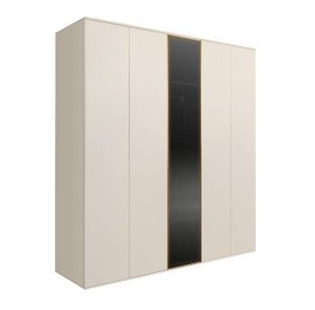 Шкаф 5-ти дв. Bogemia Air (Слоновая кость/Золото) БМШ2/5(1)