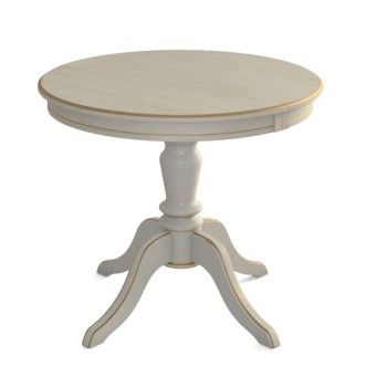 Стол Тейя (Эмаль 11/патина золото/шпон дуб)