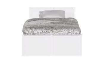 Кровать Ева (Хельга) LOZ120х200 без основания белый