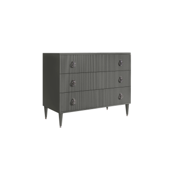 Комод Римини СОЛО (Серый/Серебро) РМКМ-1(s)