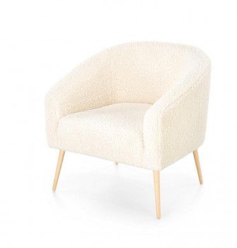 Кресло Halmar GRIFON 2 (кремовый/натуральный)