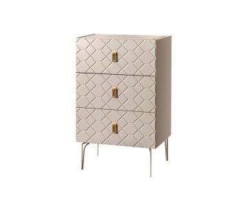 Комод Bogemia Farfalle (Ваниль) (Novabuk/Золото) БМКМ-1(Fa)