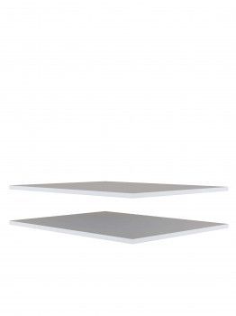 Комплект полок шкафа МОБИ (MOBI) POL/75/56 (2 шт.) к шкафу SZF/75, белый