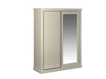 Шкаф-купе 2-х дверный, Сиена (1814*654*2304), двери комбинированные, Береза бежевая