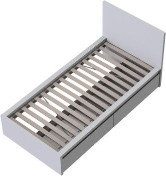 МАЛЬМ / VARMA Сэнгбокс комплект 2-ух выкатных ящиков 100х61х26,5, белый