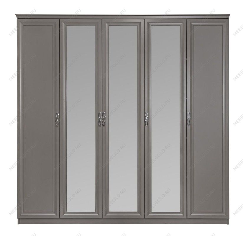Шкаф Мишель Лайт 5-дверный серый камень | изображение 1
