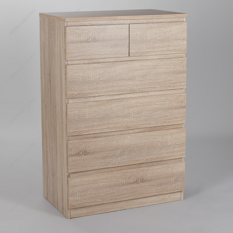 МАЛЬТА комод ИКЕА / IKEA 4+2 ящика 80х121 сонома