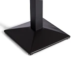 Стол RAGNAROK, дерево вяз/железная опора, 70х70х76 см, груша №3/черная опора | изображение 4