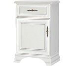 Тумба Кентаки KOM1D1S/L белый | изображение 1