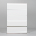 МАЛЬТА комод ИКЕА / IKEA 5 ящиков 80х121 белый | изображение 2