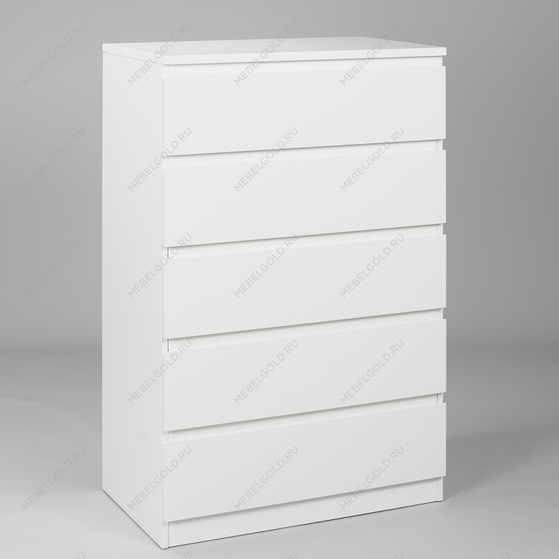 МАЛЬТА комод ИКЕА / IKEA 5 ящиков 80х121 белый | изображение 1