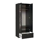 БРИМНЭС / СИРИУС Шкаф двухдверный ИКЕА / IKEA с одним выдвижным ящикам и двумя зеркалами, Дуб Венге | изображение 2