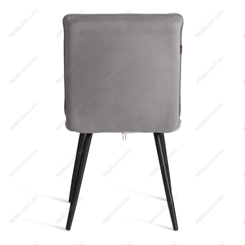 Стул обеденный Sweet, LT, флок, серый/черный, 29, 41х55х88 см | изображение 3
