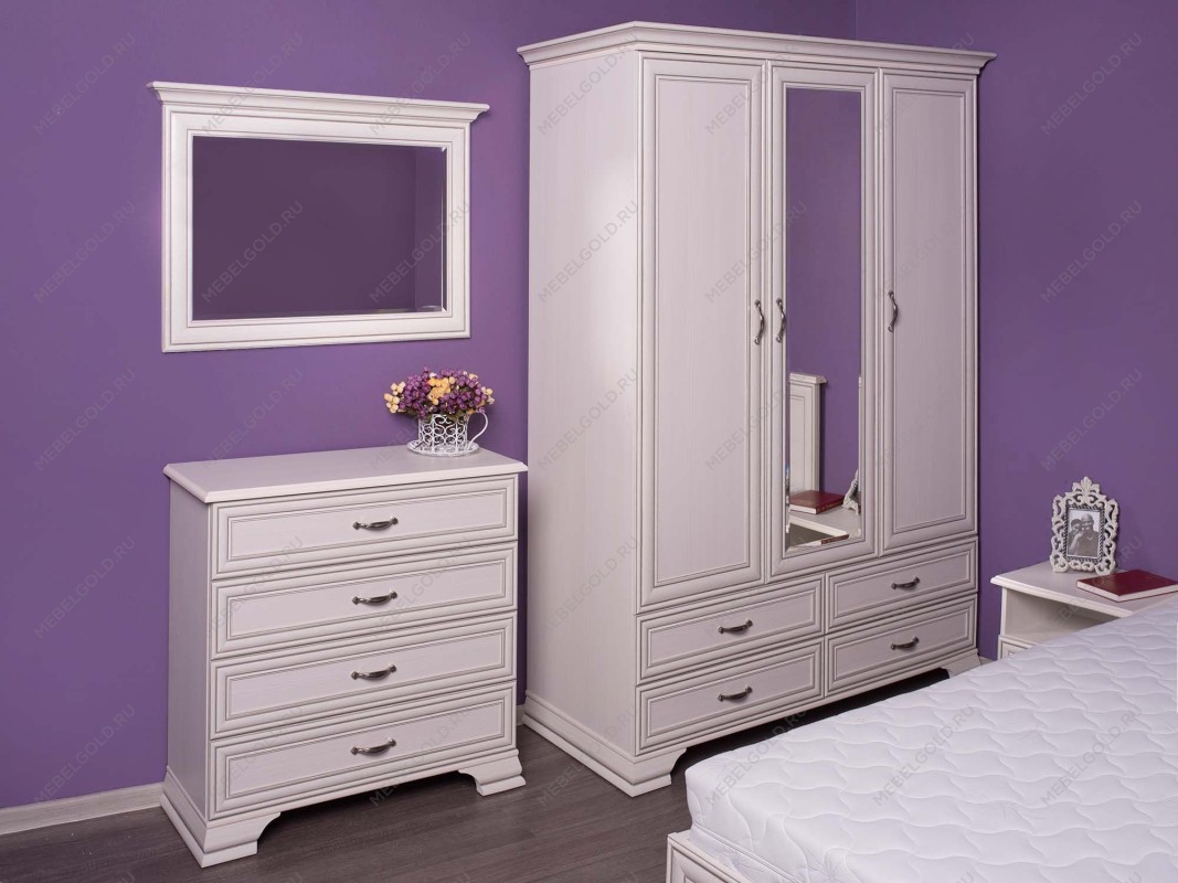 Комод Тиффани 4S вудлайн кремовый | изображение 7