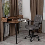 Кресло ALPHA, иск. замша, Grey (Cерый) | изображение 12