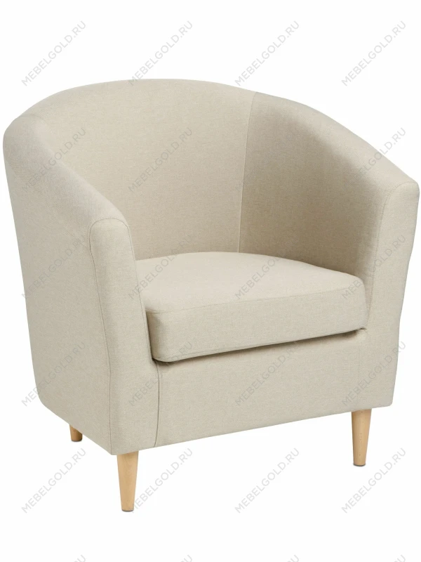 Кресло для отдыха ТУННЕ, 78х68х76, кремовый | изображение 1