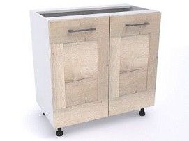 Стол С-80 (520), Дублин (800*520*820) Дуб галифакс белый, 21679