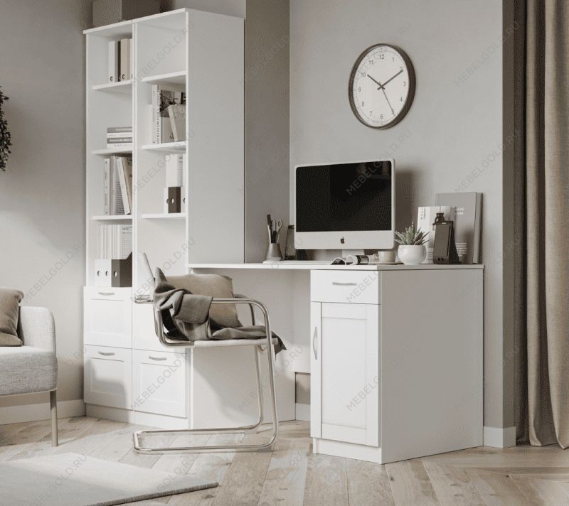 КАСТОР (KULLEN) стол письменный ИКЕА / IKEA 116х65 белый | изображение 4