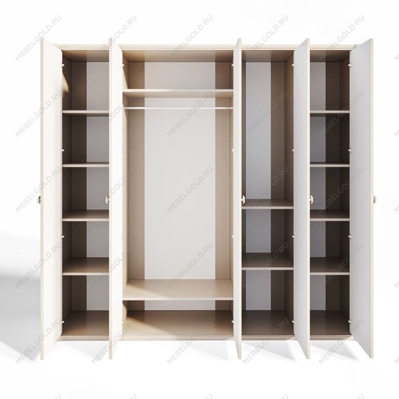 Шкаф Диана 5-дверный бежевый | изображение 1