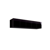 Антресоль для 5-х дверного шкафа Римини (Черный/серебро) РМАН-1(5)