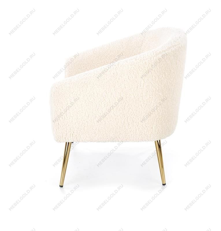 Кресло Halmar GRIFON (кремовый/золотой) | изображение 4