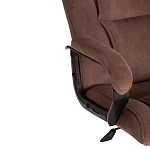 Кресло BERGAMO хром (22), флок, коричневый, 6 | изображение 8