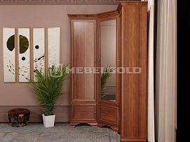 Шкаф угловой Кентаки SZFN5D каштан