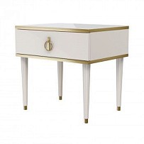 м. Римская - Тумба прикроватная (левая/правая) Римини (слоновая кость золото) РМТП-1