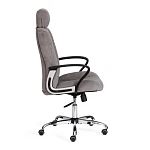 Кресло OXFORD хром, флок, серый, 29 | изображение 1