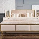 Кровать Лара 160x200 см белый глянец | изображение 2