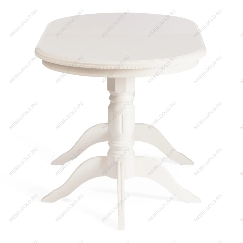 Стол COPPOLA, бук, мдф, 140+40x80x77см, Ivory white | изображение 1