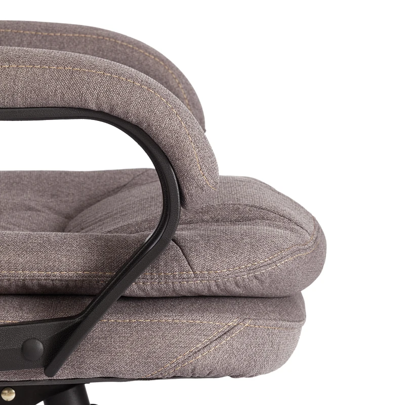 Кресло COMFORT LT (22), ткань рогожка Nice, мокко (серо-бежевая) | изображение 8