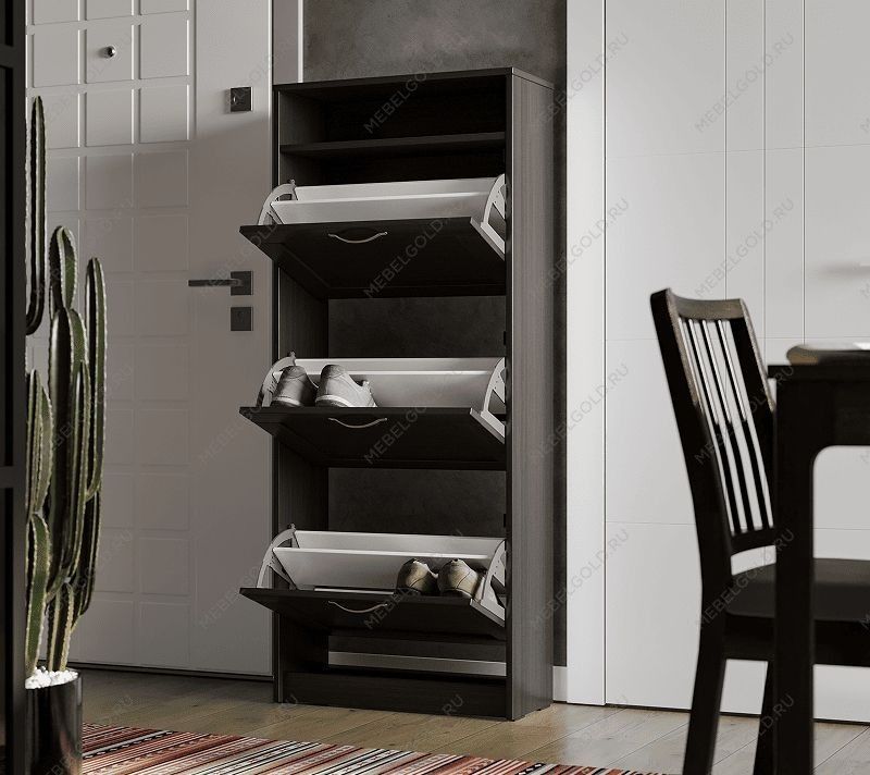 БРИМНЭС / СИРИУС тумба ИКЕА / IKEA для обуви 60х143 Дуб Венге | изображение 5