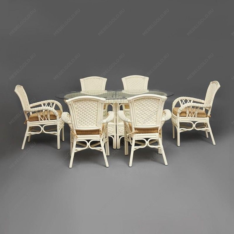 Комплект обеденный ANDREA GRAND Белый | изображение 13