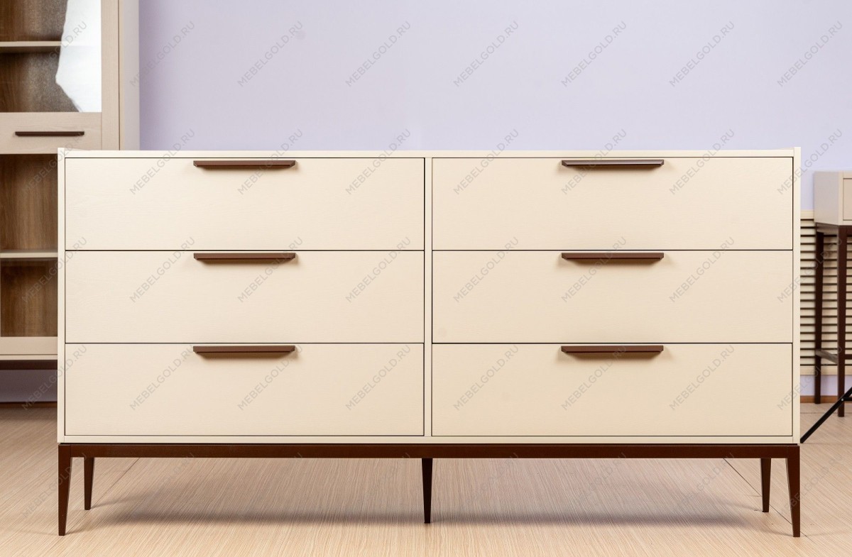 Комод 6 ящиков MARANTA (Кремовый) | изображение 4