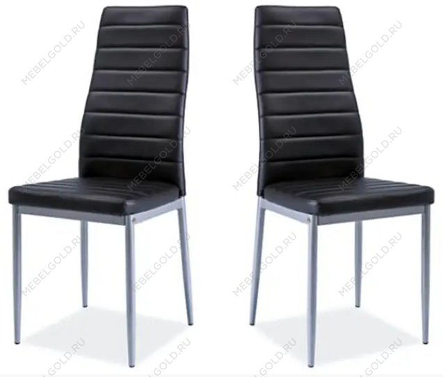 Стул кухонный Signal H261 BIS (черный/алюминий) | изображение 1