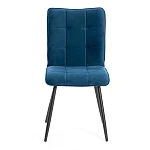 Стул обеденный Bari, LT, велюр, Dark blue (темно-синий), 41х55х89 см | изображение 4