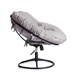 Кресло CLOUDE HOME, рогожка/металл, 97х98х90-96см, серо-бежевый, 3M 16/2 | изображение 2