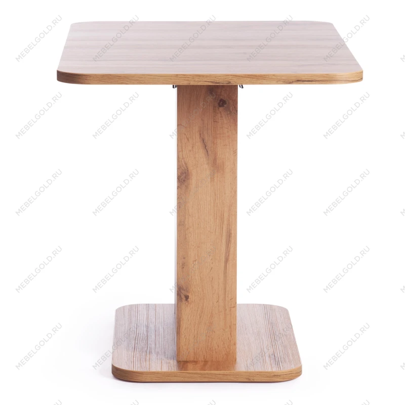 Стол обеденный SMART, ЛДСП, 105-140х68,6х75 см, Дуб вотан/Белый | изображение 1