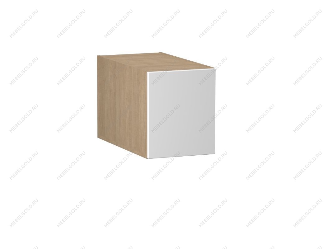 Шкаф АГ-30, Женева (300*586*360) Дуб Палермо/Белый матовый, 22426