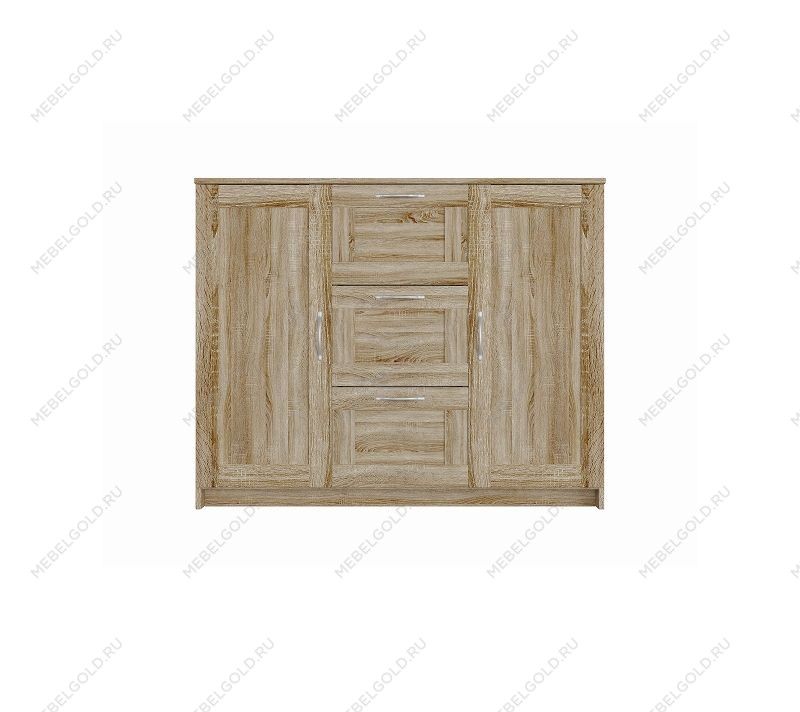 BRIMNES / СИРИУС тумба ИКЕА / IKEA 2 двери и 3 ящика 117х95 сонома | изображение 1