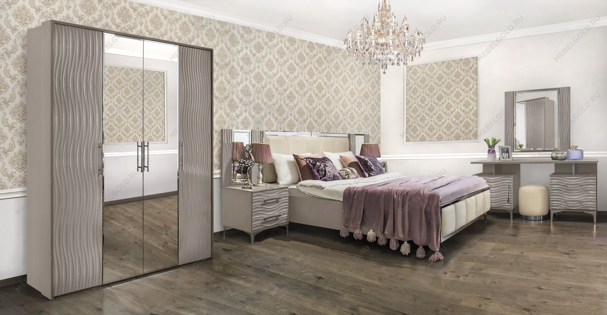 Кровать Гравита 160x200 см серый камень глянец | изображение 3