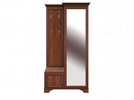 Шкаф с вешалкой Кентаки PPK/110P каштан