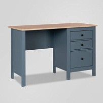 САГА стол письменный 120х56 темно-бирюзовый/ясень